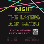 Neon Colors Icon Laser tag Invitation